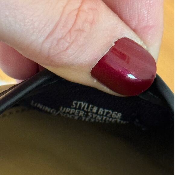 J. CREW Black Ballet Flats with Cap Toe Size 8 - Picture 5 of 6